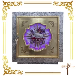 AF110 - Sacrário de balcão - Agnus Dei - Dimensões: 45x42x35cm - Peça Sob Encomenda