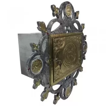 AF112 - Sacrário de embutir - Sanctus - Dimensões: 69,5x69,5x30cm - Peça Sob Encomenda