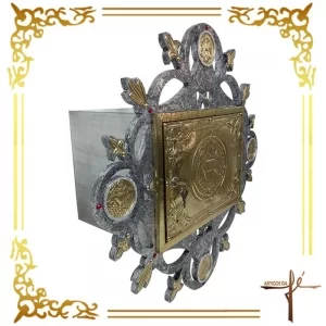 AF112 - Sacrário de embutir - Sanctus - Dimensões: 69,5x69,5x30cm - Peça Sob Encomenda