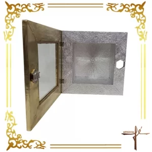 AF052 - Nicho de Parede Gloriam - Com Porta - Dimensões: 36,5x36,5x18,5cm - Peça Sob Encomenda