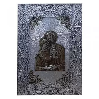 AF152 - Sagrada Família Bizantina - Dimensões: 45x35x2,5cm