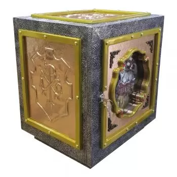 AF113 - Sacrário de balcão - Agnus Dei Cobre - Dimensões: 45x42x35cm - Peça Sob Encomenda